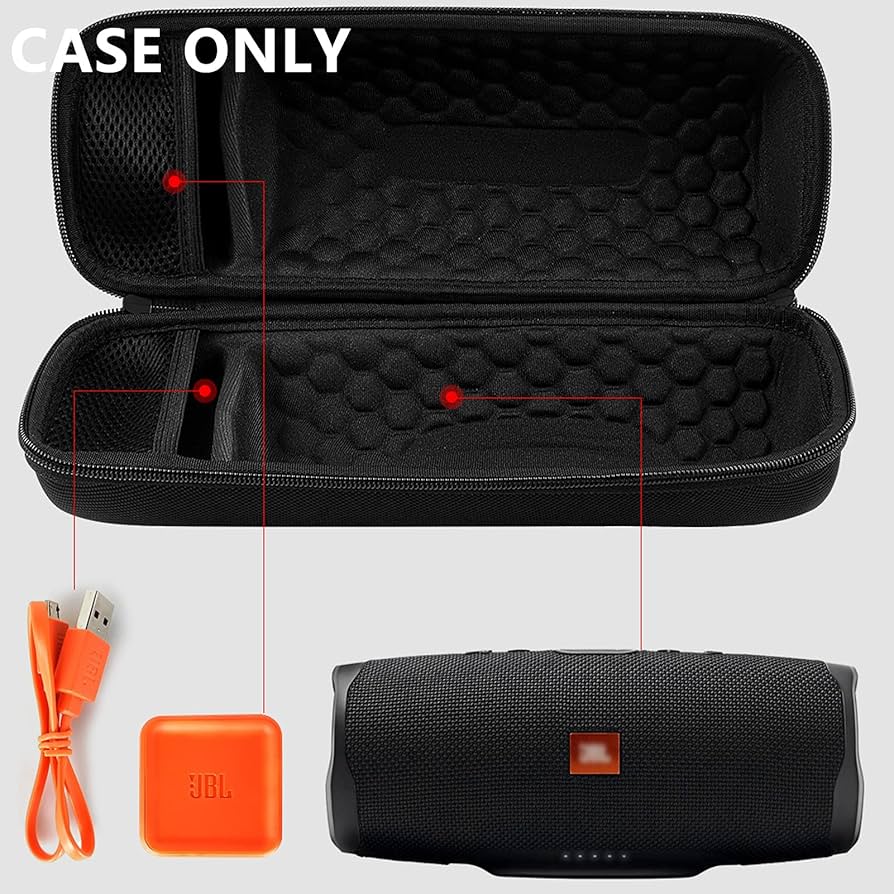 (未使用･未開封品)JBL Charge 4防水Bluetoothスピーカー用ハードトラベルケース。 キャリングバッグは充電器とUSBケーブルに適合-COMECASE製 81+WRvDFuHL._UF894,1000_QL80_.jpg